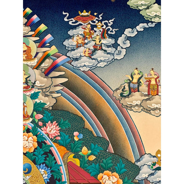 Nyingma Dudjom Tersar Refuge Tree Thangka - Art Of Tibet