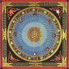 Om Mantra Mandala Large Thangka - Art Of Tibet