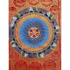 Om Mantra Mandala Large Thangka - Art Of Tibet