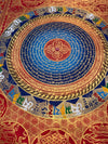 Om Mantra Mandala Large Thangka - Art Of Tibet
