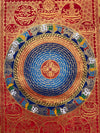 Om Mantra Mandala Large Thangka - Art Of Tibet
