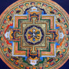 Om Mantra Mandala Thangka - Art Of Tibet