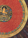Om Mantra Mandala Thangka - Art Of Tibet