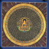 Om Mantra Mandala Thangka - Art Of Tibet