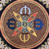 Om Mantra Mandala Thangka - Art Of Tibet