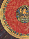 Om Mantra Mandala Thangka - Art Of Tibet