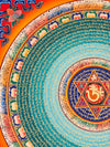 Om Mantra Mandala Thangka - Art Of Tibet