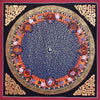 Om Mantra Mandala Thangka - Art Of Tibet