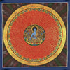 Om Mantra Mandala Thangka - Art Of Tibet