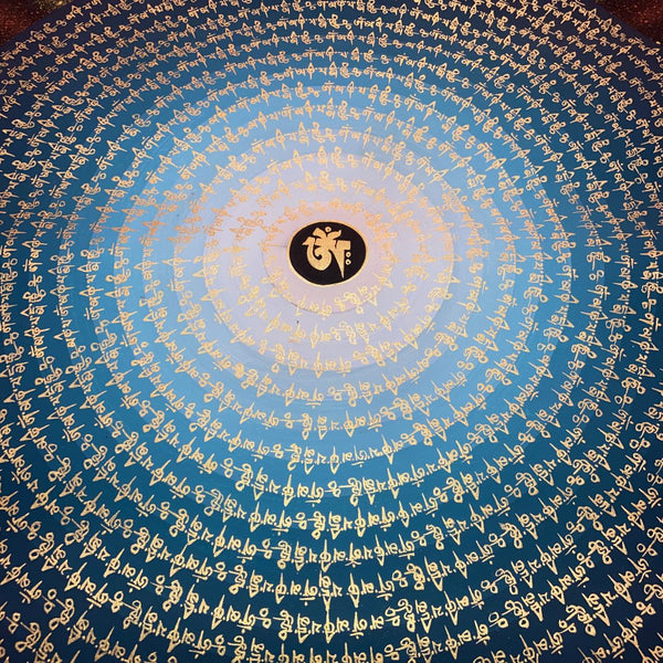 Om Mantra Mandala Thangka - Art Of Tibet