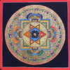 Om Mantra Mandala Thangka - Art Of Tibet