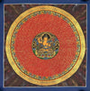 Om Mantra Mandala Thangka - Art Of Tibet