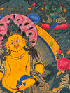 Pancha(Five) Jambhala Large Thangka - Art Of Tibet