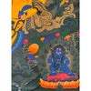 Pancha(Five) Jambhala Large Thangka - Art Of Tibet