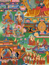 Pure Land Amitabha Buddha Thangka - Art Of Tibet