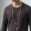 Rhodonite with Rose Quartz Compassion Mala - Art Of Tibet