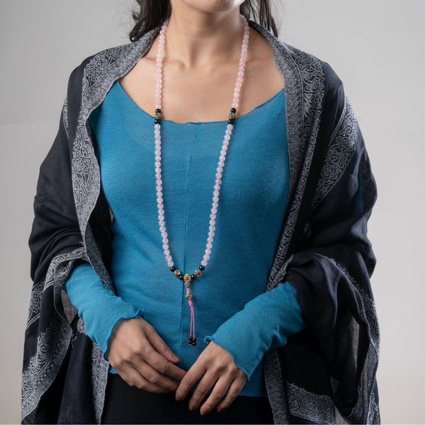 Rose Quartz Happiness Mala - Art Of Tibet