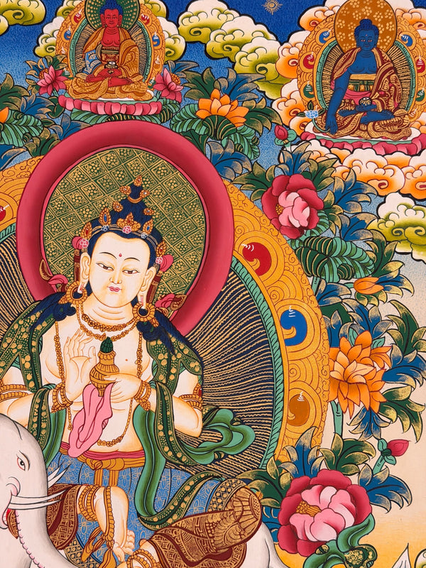 Samantabhadra Bodhisattva Thangka - Art Of Tibet