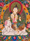 Samantabhadra Bodhisattva Thangka - Art Of Tibet