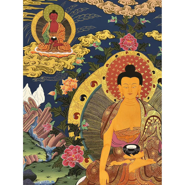 Shakyamuni Buddha Large Thangka - Art Of Tibet