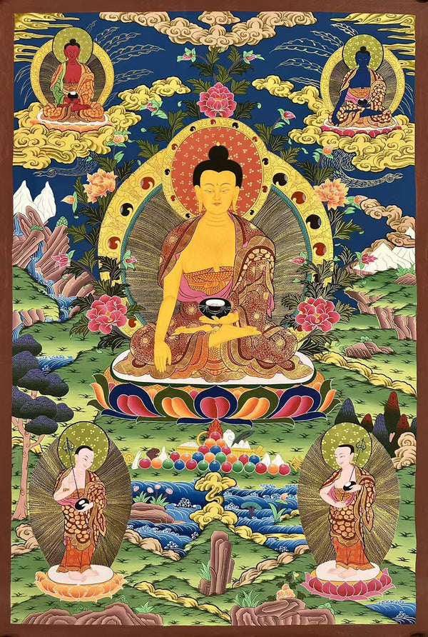 Shakyamuni Buddha Large Thangka - Art Of Tibet