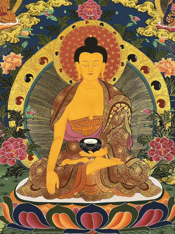 Shakyamuni Buddha Large Thangka - Art Of Tibet