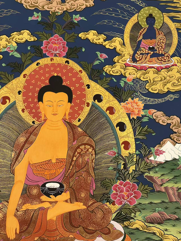 Shakyamuni Buddha Large Thangka - Art Of Tibet