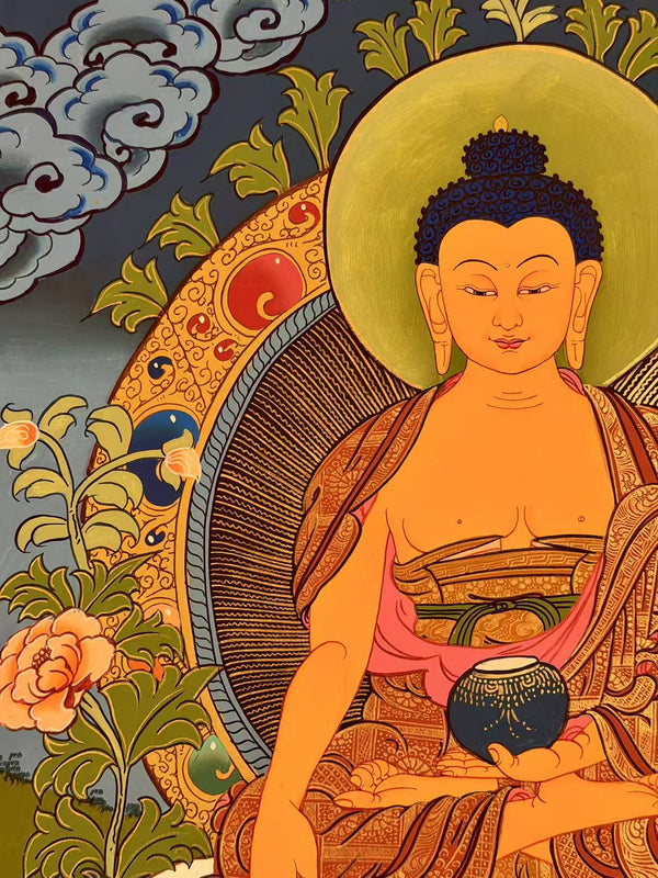 Shakyamuni Buddha Thangka - Art Of Tibet