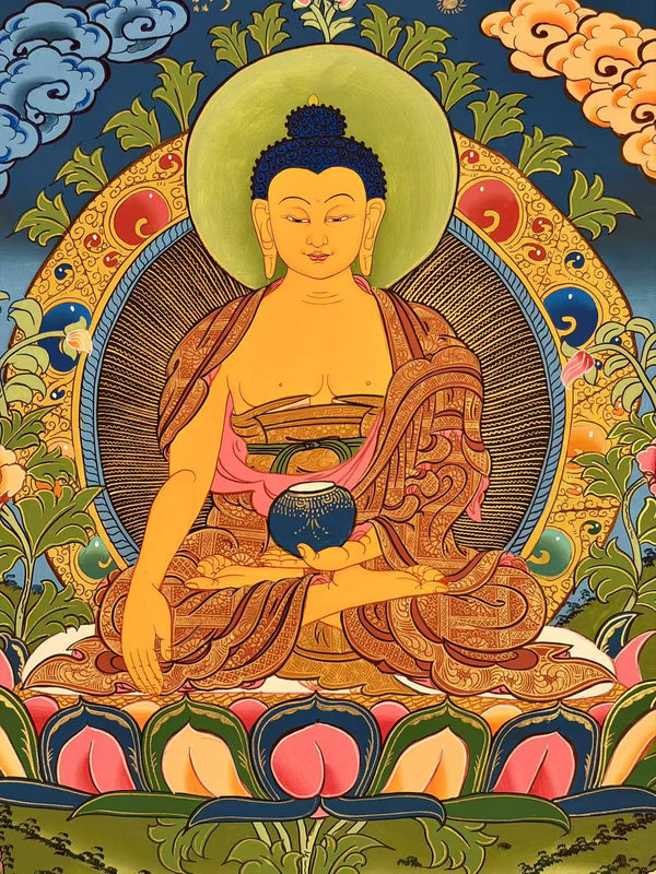 Shakyamuni Buddha Thangka - Art Of Tibet