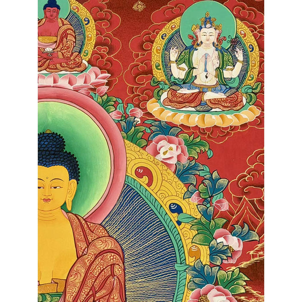 Shakyamuni Buddha Thangka - Art Of Tibet
