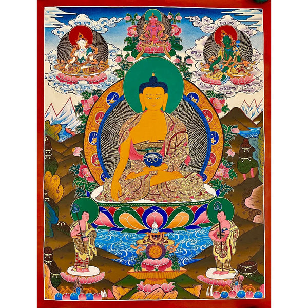 Shakyamuni Buddha Thangka - Art Of Tibet