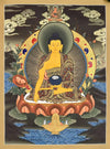 Shakyamuni Buddha Thangka - Art Of Tibet