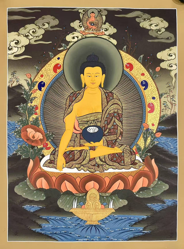 Shakyamuni Buddha Thangka - Art Of Tibet