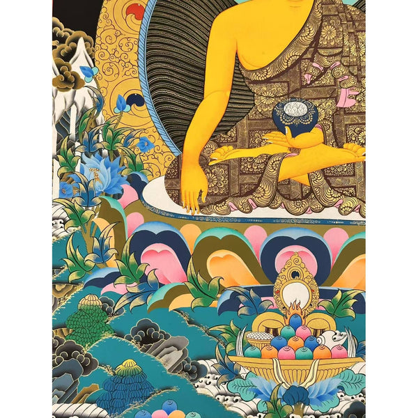 Shakyamuni Buddha Thangka - Art Of Tibet