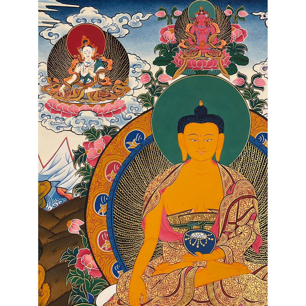 Shakyamuni Buddha Thangka - Art Of Tibet
