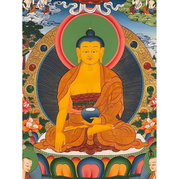 Shakyamuni Buddha Thangka - Art Of Tibet