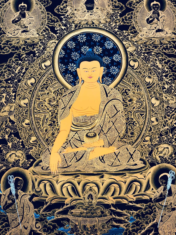 Shakyamuni Buddha Thangka - Art Of Tibet