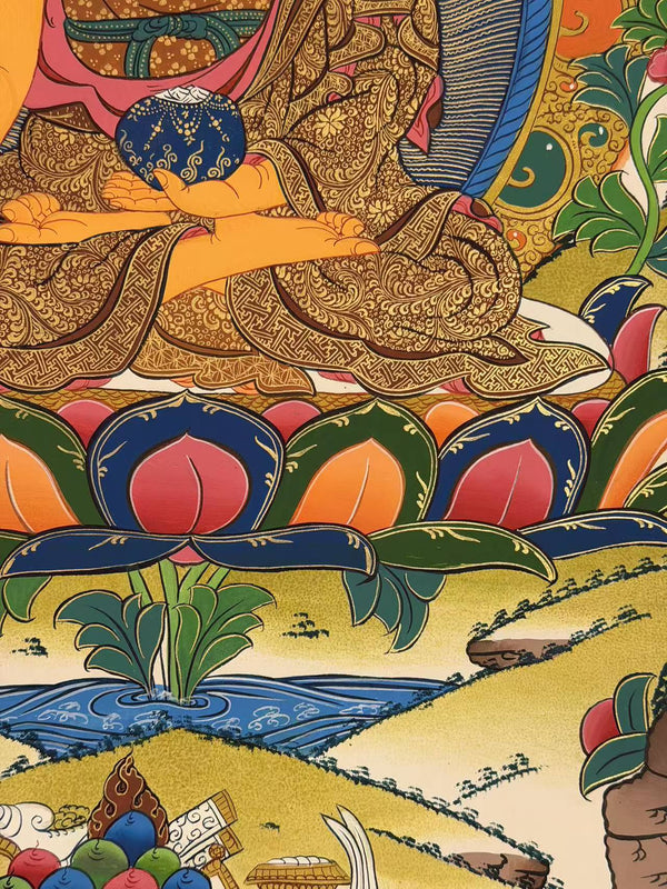 Shakyamuni Buddha Thangka - Art Of Tibet