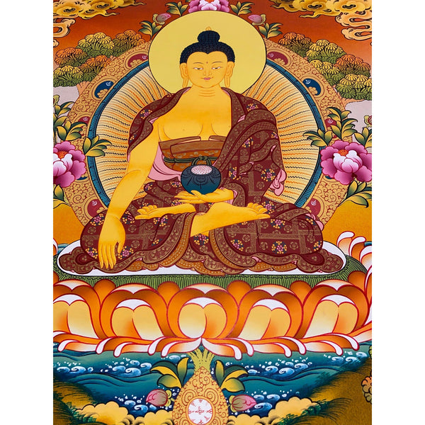 Shakyamuni Buddha Thangka - Art Of Tibet