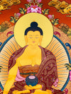 Shakyamuni Buddha Thangka - Art Of Tibet
