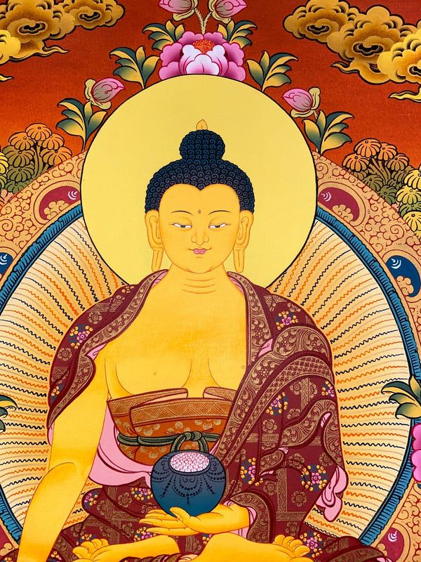 Shakyamuni Buddha Thangka - Art Of Tibet