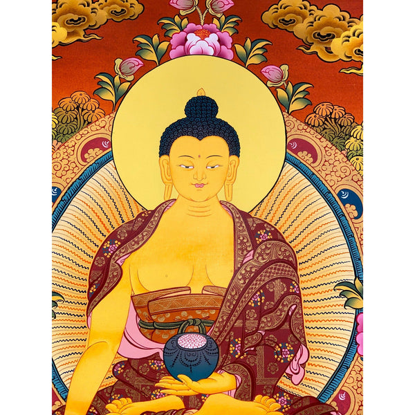 Shakyamuni Buddha Thangka - Art Of Tibet