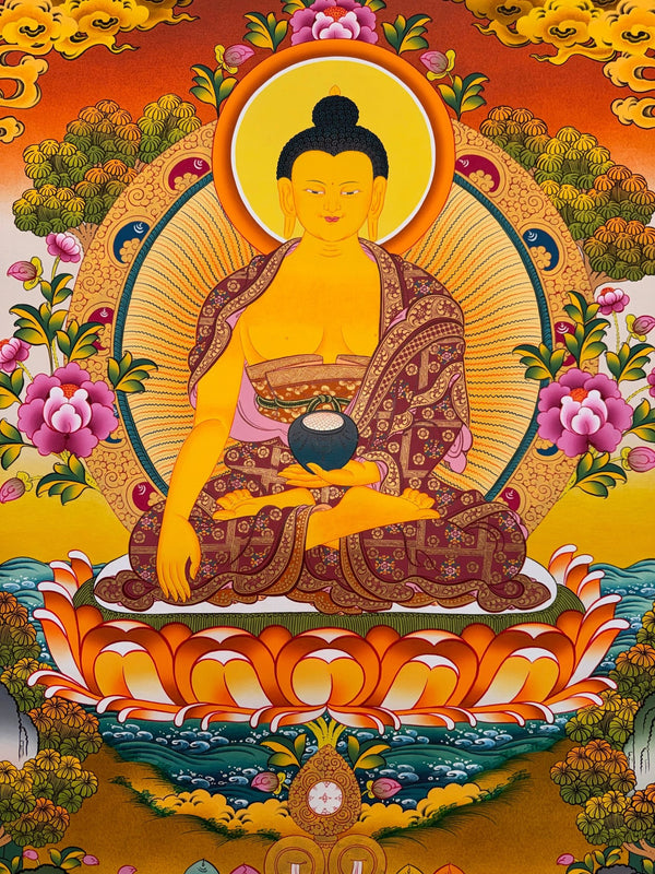 Shakyamuni Buddha Thangka - Art Of Tibet