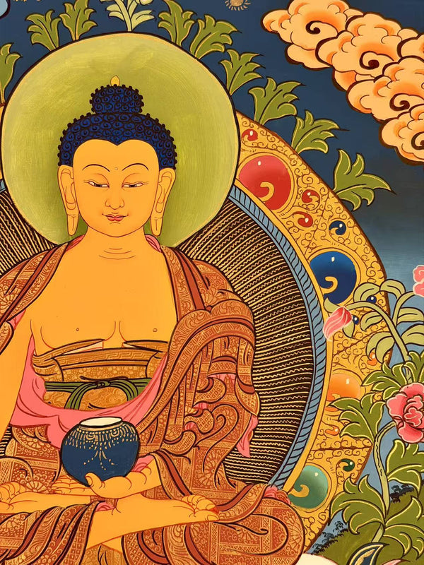 Shakyamuni Buddha Thangka - Art Of Tibet