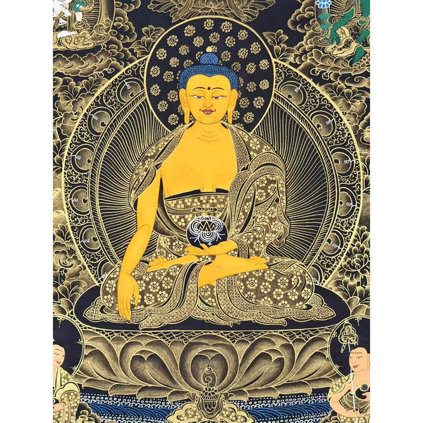 Shakyamuni Buddha Thangka - Art Of Tibet