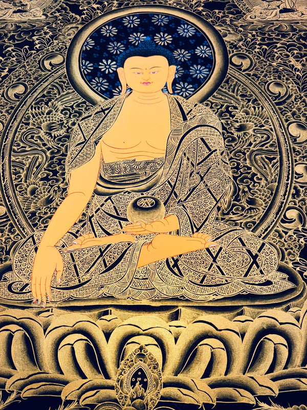 Shakyamuni Buddha Thangka - Art Of Tibet