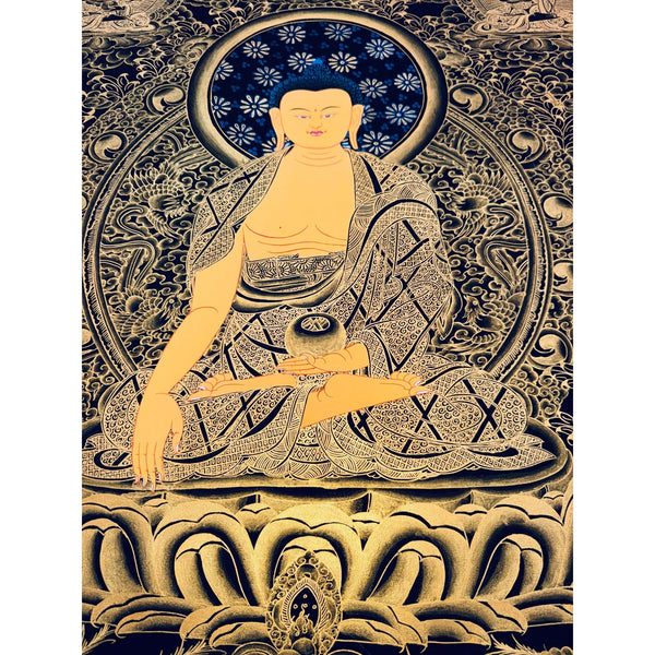 Shakyamuni Buddha Thangka - Art Of Tibet