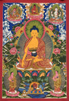 Shakyamuni Buddha Thangka - Art Of Tibet