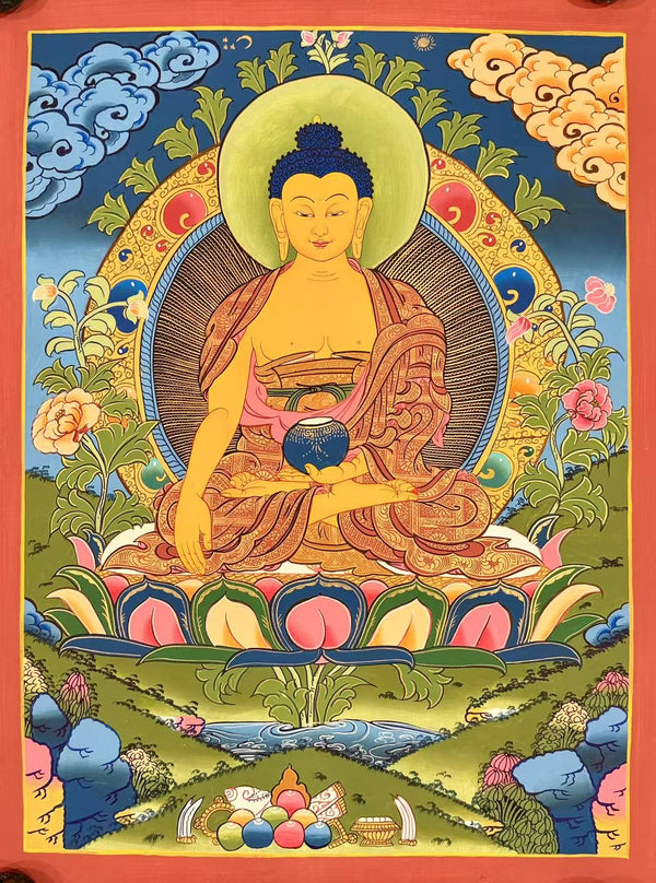 Shakyamuni Buddha Thangka - Art Of Tibet