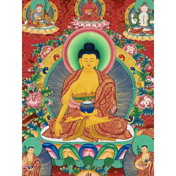Shakyamuni Buddha Thangka - Art Of Tibet